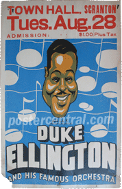 Dule Ellington concert poster